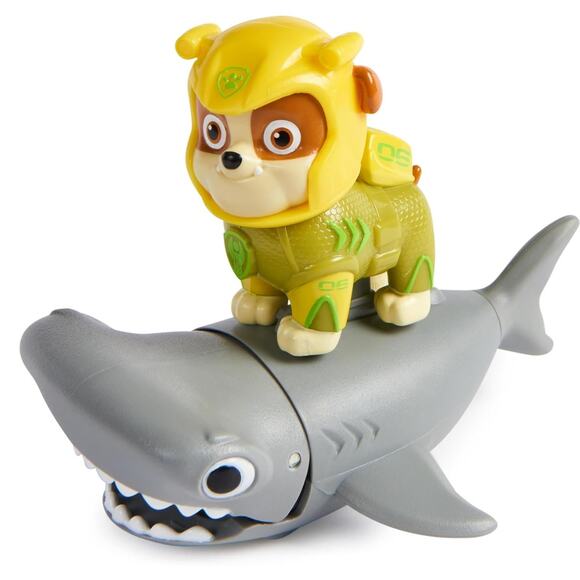 Paw Patrol, Aqua Pups Rubble and Hammerhead Action Figures Set New in Package - Picture 3 of 4